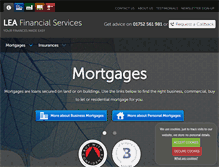 Tablet Screenshot of lea-financial-services.co.uk